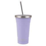 Oasis Double Wall Insulated Smoothie Tumbler w/ Straw 500ml - Lilac