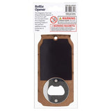 1PK Bottle Opener Magnetic Flat Can Shaped Beer Opener 6x12cm Assorted