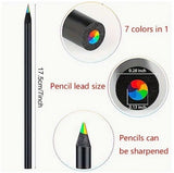 12pcs Rainbow Watercolor Pencils Gradient Kids Multi-Colored Painting