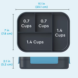 Bentgo Kids Snap & Go Lunch Box With Divider Container Leak-Proof - Dinosaur