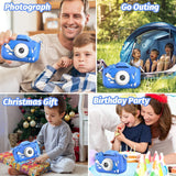 Camera Toys Kids Boys Girls Children Portable Child Digital Gift Dog - Blue
