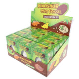 2PK Dinosaur Egg Fossil Excavation Kit Dig Treasures Assorted