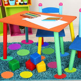 Round Carpet Marker Spot Sit Dot For Classroom Sport Easy Teach Tool Gameorange, Blue, Green, Red, Purple, Yellow30pcs
