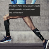 2PCS Compression Calf Sleeve Leg Brace Support Pain Relief Gym Running White XL