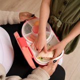 GoBe Snack Spinner Lunchbox Kids Snack Spinner Combo Bento Box - Watermelon Pink