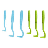 3x Pet cleaning tool Set Pet Dog Cat Flea Picker Twist Hook Scratching Assorted