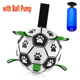 Interactive Pet Football Dog Toys Grab Tabs Outdoor Training Soccer Chew Balls