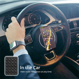 1x Suction Cup Wall Stand Mat Silicone Phone Holder Square Anti-Slip Case WHITE