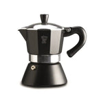 Pezzetti Bellexpress Induction Coffee Maker 6 Cup Italian Black