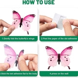 Luminous Butterfly Design Decal Art Wall Stickers Room Home Decoration Mixed