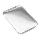 8PCE Aluminium Foil w/lid Tray BBQ Party Roasting Grill Oven Baking 31.5x21cm
