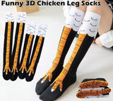 Funny Chicken Leg Socks for Women | 3D Novelty Knee High