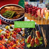 72PCE Bamboo Skewers Versatile Sturdy Durable Home Master 30cm
