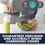 2PCE Squeeze Sauce Salad Dressing Bottles Home Master Clear Anti-Leak 800ml