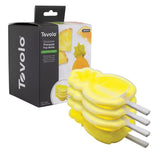 Tovolo Stackable Ice Pop Mould Block Iceblock Popsicle Set 4 - Pineapple