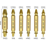 6pcs Damaged Screw Extractor Speed Out Drill Bits Tool Set Broken Bolt Remover