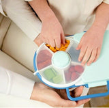 GoBe Snack Spinner Lunchbox Kids Snack Spinner Combo Bento Box - Blueberry Blue
