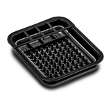 Madesmart Small Collapsible Dish Rack Drainer Kitchen Sink Cutlery Dryer -Carbon