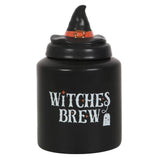 Witches Brew Tea Canister Ceramic Novelty Home Decor Teabag Holder