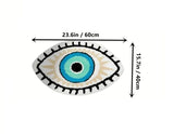 Eye Shaped Bath Mat Multi-size Floor Carpet Doormat Evil Eye Rug Home Decoration