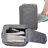 Travel Environmental Waterproof Shoe Pouch Portable Storage Bag - Gray