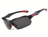 Polarized Sports Sunglasses Men Women Running Cycling Fishing Golf Red Frame