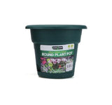 3x Plastic Plant Pots Nursery Seedlings Garden Flower Container 20x17cm - Green