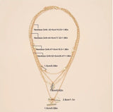 Multi-Strand Golden Tone Charms with Rhinestones Eye Star Moon and Disc Pendant