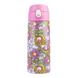 Oasis Stainless Steel Double Wall Insulated Bottle w/sipper 550ml Flower Power