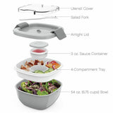 Bentgo Salad All In One Salad Container Grey