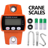 Mini Portable Crane Scale 300kg 0.1kg LCD Digital Electronic Hook Hanging Scale