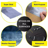 2 Rolls Duct Tape 48mm x 18m Handy Hardware Heavy Duty Grey Adhesive