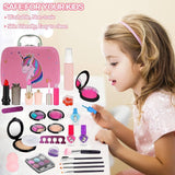 Kids Makeup Sets, Washable Makeup Kit Toys for Girls 5-8, Little Girls Real Make