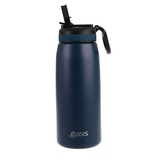 Oasis Stainless Steel Insulated Sports Bottle w/ Sipper 780ml - Navy