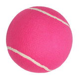 1x Inflatable Tennis Balls Jumbo Outdoor Indoor Sports PlayBall Toy 21cm -Pink