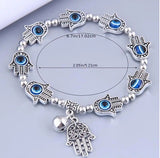 Evil Eye Bracelet Hamsa Hand Greek Turkish Mati Bangle Jewellery Adults Gift