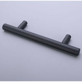 Door Handle Sliding Flush Pull 12" Barn Wood Door Gate Stainless Steel - Black