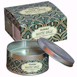 Goloka Candle Travel Tin Rich White Sage 70gms