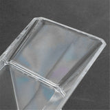 10pcs Clear Desktop Business Card Holder Display PMMA Stand Plastic Desk Shelf
