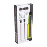Beer Chill Stick Set O2 2 Stainless Steel Chiller Ice Cold Pourer Spout Bottle