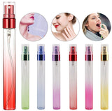 6pcs Mini 10ml Glass Refillable Perfume Empty Bottle Pump Scent  Spray Bottles
