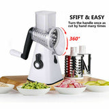 Kitchen Vegetable Food Manual Rotary Drum Grater Chopper Slicer Fruit Cutter