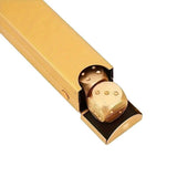 5x Aluminum Dice Set Send Box Metal Gifts Portable Six Sided Dice Game Golden