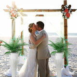 20x Artificial Plants Palm Hawaiian Luau Tropical Leaves Beach Party Wedding