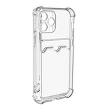 Case Wallet Card Holder Cover Clear For Apple iPhone 15 Plus