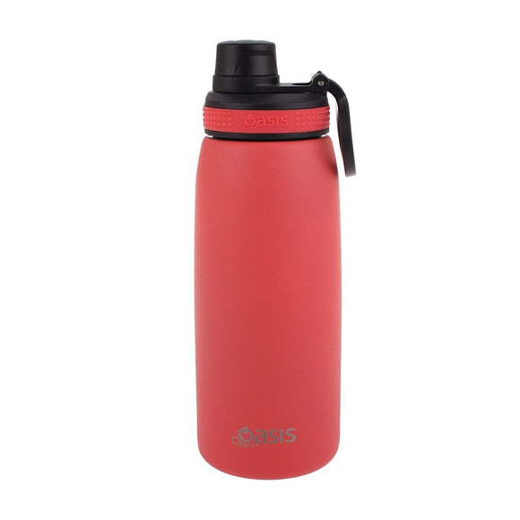 Oasis 780mL Double Wall Insulated Sports Bottle - Coral