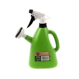 2 pieces 2 in 1 Watering Can with Spray 0.9 Liter Capacity Garden Flower Small