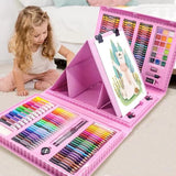 208 PCS Art Supplies Drawing Art Kit for Kids Adults Art Set with Double Sided