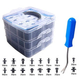1126PCS Car Body Trim Clips Retainer Bumper Auto Panel Push Plastic Fastener Kit