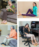 LARGE Wooden Foot Pain Massager 5 Roller Care Reflexology Relax Stress Relief